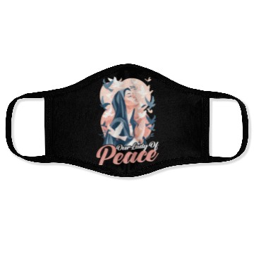 Discover Virgin Mary Our Lady Of Peace Face Masks