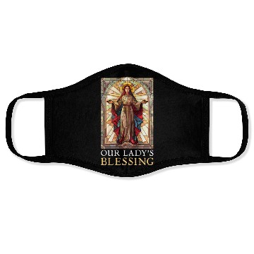 Discover Virgin Mary Our Lady'S Blessing Face Masks