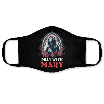 Discover Virgin Mary Pray With Mary Face Masks