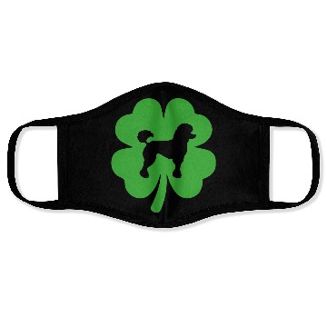 Discover Poodle Shamrock St Patrick's day Dogs Lover Face Masks