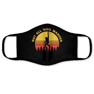 Discover Funny Disc Golf Art 5 Face Masks