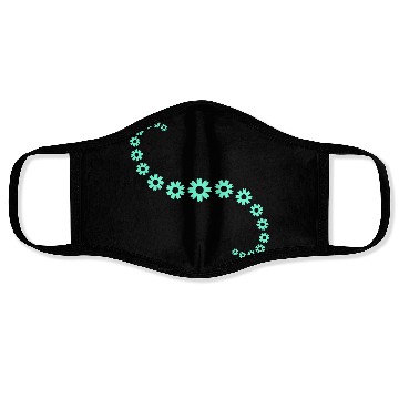 Discover Many Pretty Daisy Flowers Decorative Nature Design Face Masks