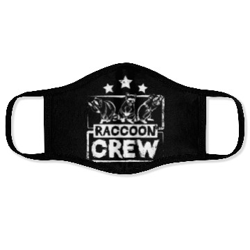 Discover Raccoon crew Face Masks