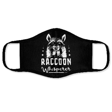Discover Raccoon whisperer Face Masks