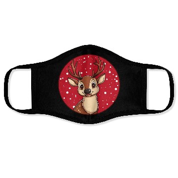 Discover Deer Christmas Face Masks