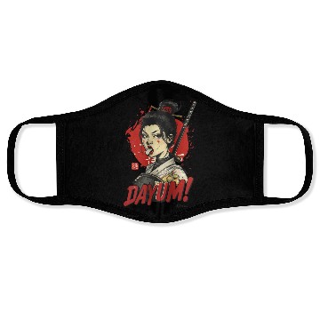 Discover Samurai Geisha Warrior Face Masks