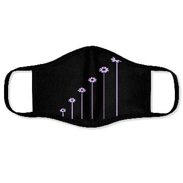 Discover Many Pretty Daisy Flowers Decorative Nature Design Face Masks