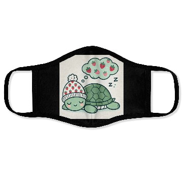Discover Dreamy Turtle Snooze strawberries Face Masks