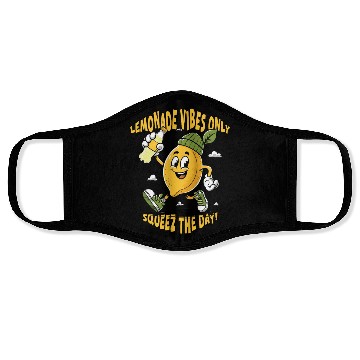 Discover Lemonade Vibes Only Face Masks