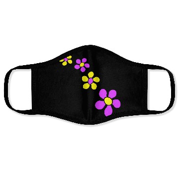 Discover Many Pretty Daisy Flowers Decorative Nature Design Face Masks