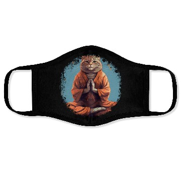 Discover Yoga cats Face Masks