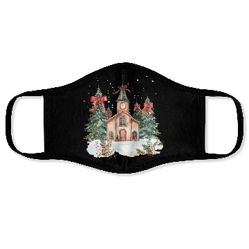 Discover Oh Come Let Us Adore Him Funny Chrismas Jesus Face Masks