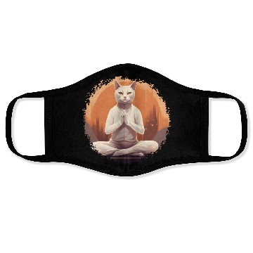 Discover Yoga cat Face Masks