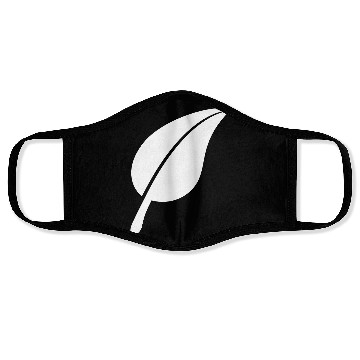 Discover White Beautiful Leaf Eco Spring Summer Cool Nature Face Masks