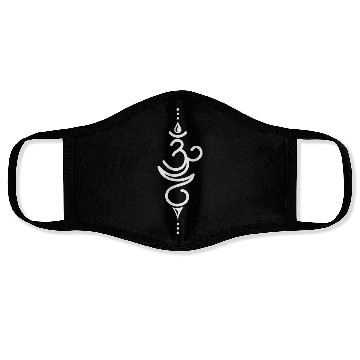 Discover Yoga Breathe Symbol Graphic Relaxation Mindfulness Face Masks