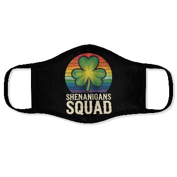 Discover Shenanigans Squad Matching St Patricks Day Group Face Masks