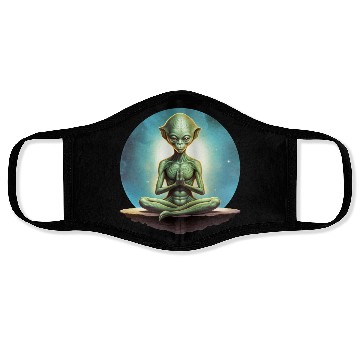 Discover Yoga Aliens Face Masks