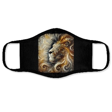 Discover Abstract Lion Face Masks