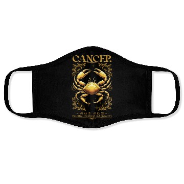 Discover Cancer Zodiac Sign Face Masks