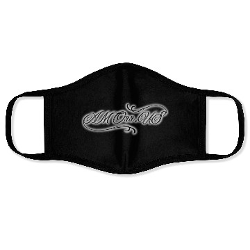 Discover amorr.us fancy lettering Face Masks