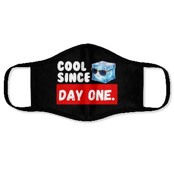 Discover Cool Since Day One Birthday Face Masks