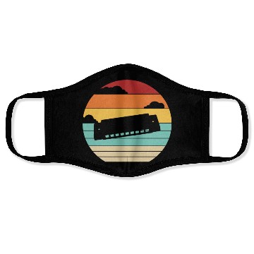Discover Retro Mouth Harp Harmonist Harmonicist Harmonica Face Masks