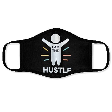 Discover I Am The Hustle 9 Face Masks
