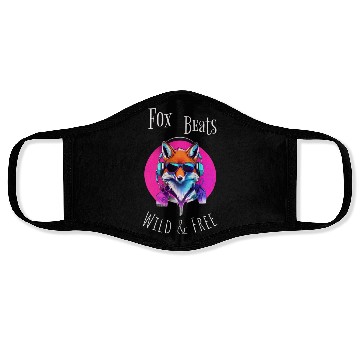 Discover fox beat fox theme Face Masks design
