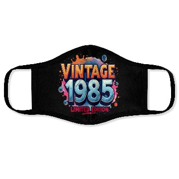 Discover vintage 1985 limited edition Face Masks