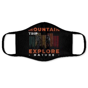 Discover Mountaineering Outdoorsman Abseiling Face Masks