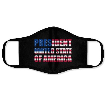 Discover American Flag President Face Masks design
