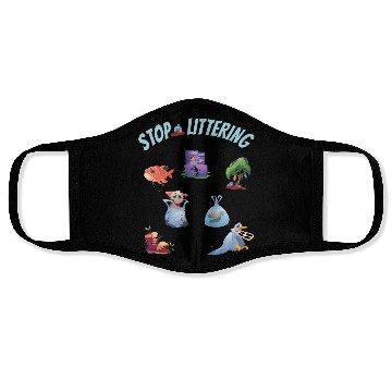 Discover Stop Littering Environment Embrace Recycling Face Masks