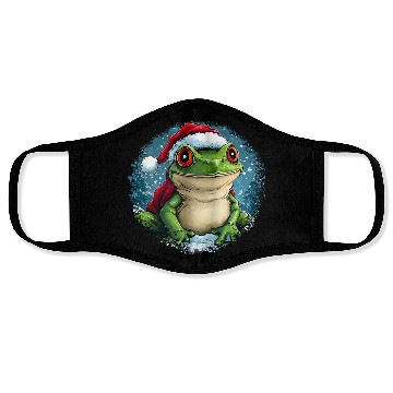 Discover Frogs Christmas Face Masks