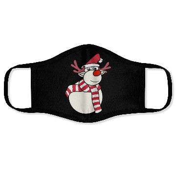 Discover Reindeer Snowman Face Masks