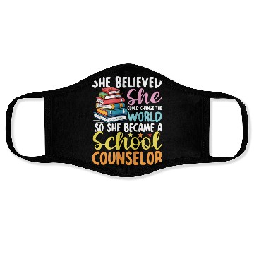 Discover She Became A School Counselor for a School Face Masks