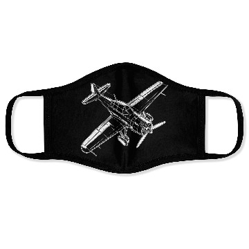 Discover Propeller Aircraft Face Masks