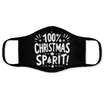 Discover 100% Christmas Spirit Face Masks