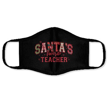 Discover Santa Teacher Face Masks