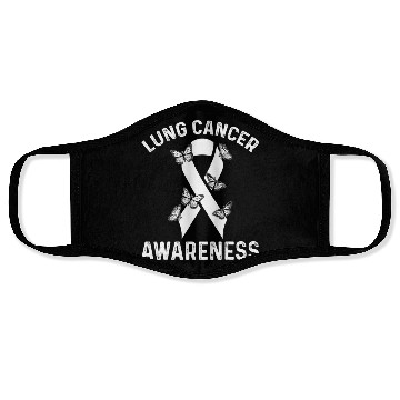 Discover Lung Cancer Awareness Month Support Face Masks