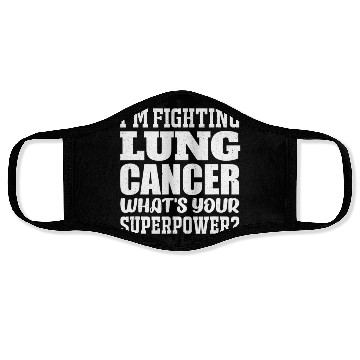 Discover I'm Fighting Lung Cancer Face Masks