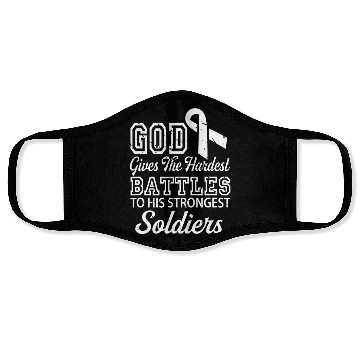 Discover Jesus Prayer Lung Cancer Warrior Lung Cancer Face Masks