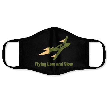 Discover Flying Low and Slow Bush Pilot Face Masks