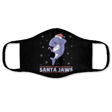 Discover Santa Jaws Face Masks