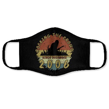 Discover 18th birthday Rocking this planet GIT 12/2006 Face Masks