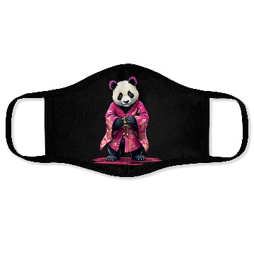 Discover Pink Panda Japanese Style Kimono Face Masks