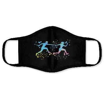 Discover Relay Racer Relay Racing Relay Race Face Masks