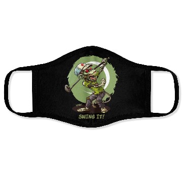 Discover Swing It: Zombie Monkey Golfer Face Masks