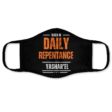 Discover Walking in Daily Repentance Face Masks