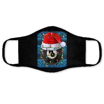 Discover Billiard 8 Ball Christmas Lights Face Masks