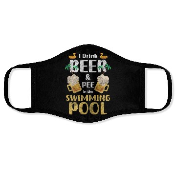 Discover Pool Sport Hobby Summer Face Masks